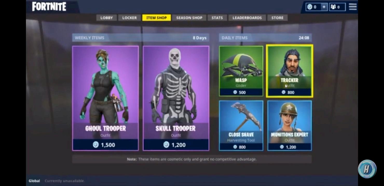 Where can I see all OG Fortnite Season 1 Shops with the date