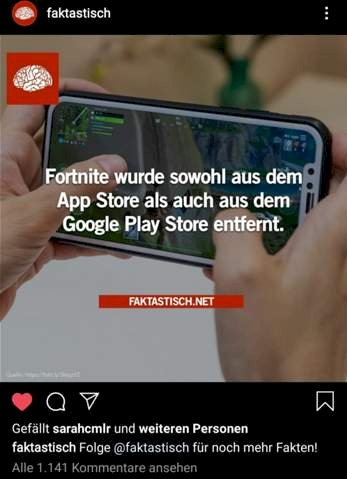 Do you think it s great that fortnite is finally being deleted from Google Play and App Story etc