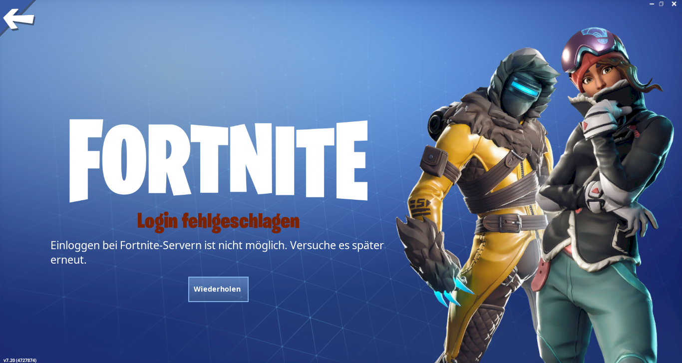 Why can t I log in to fortnite anymore