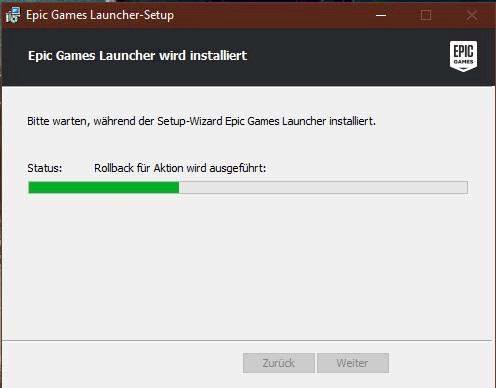 Epic Games Launcher installation not working - 1