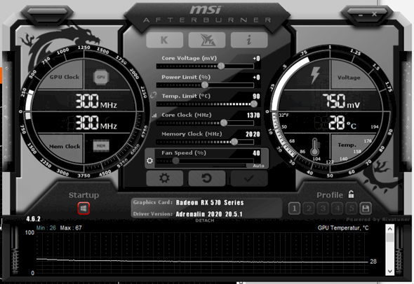 GPU drops to 0 when gaming AMD RX 570 8gb - 1