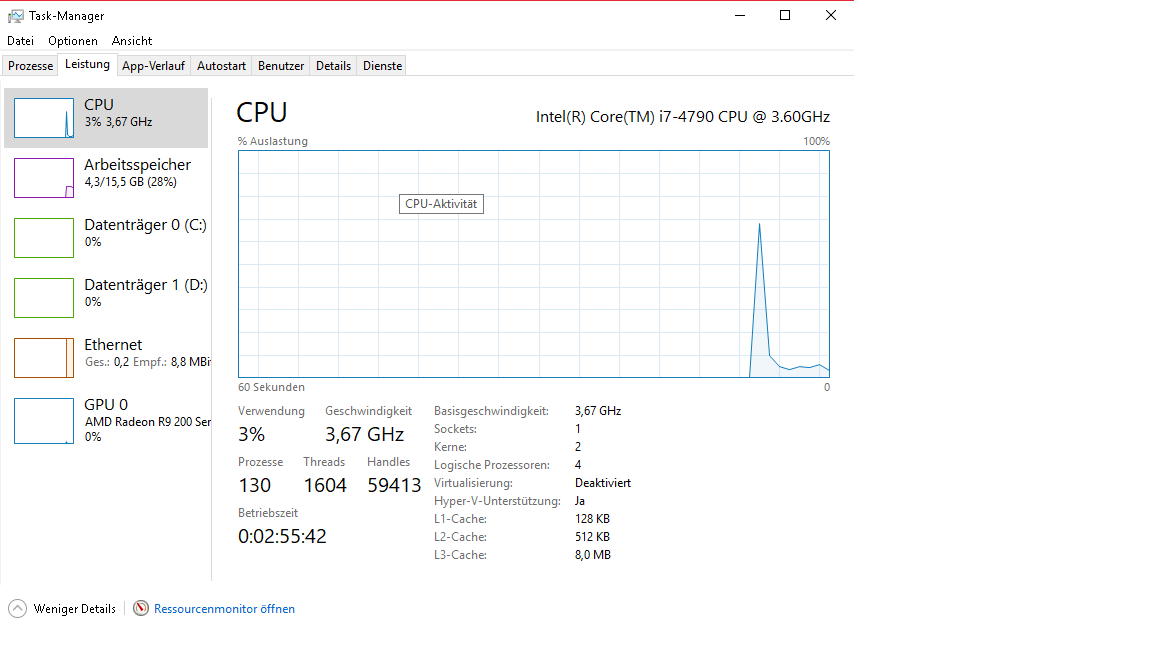 Is everything right, with my CPU Intel Core i7-4790