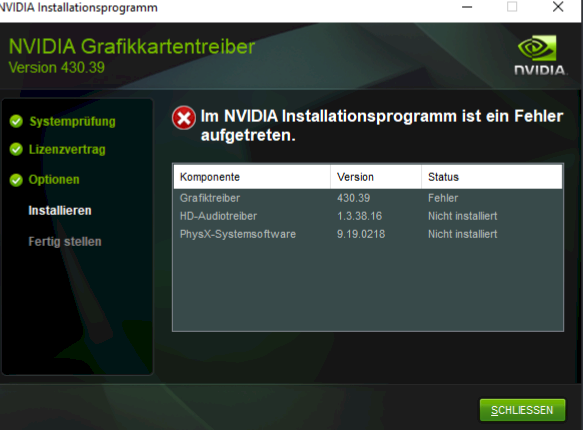 Nvidia graphics driver can t install anymore - 1