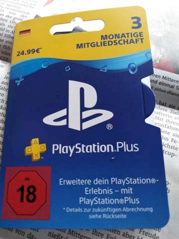 Playstation plus card wrong card