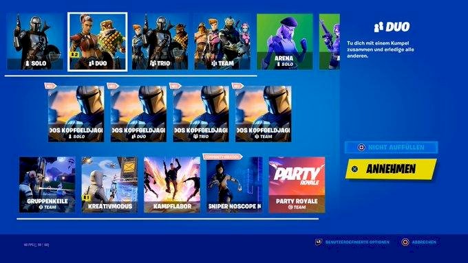 Fortnite Duos not eligible for event