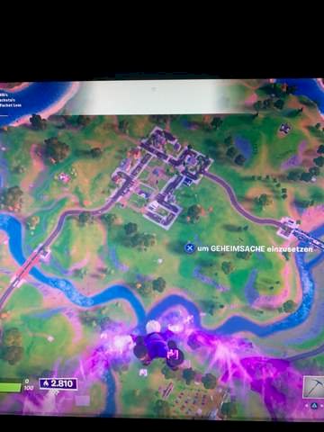 Fortnite coordinates covered with white bars