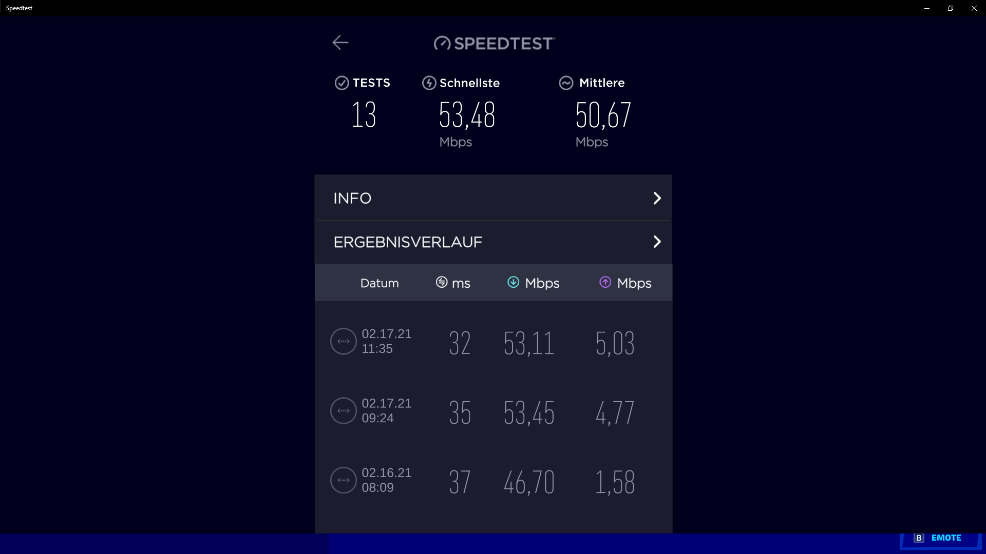 Internet is shown in the speed test that it works perfectly but it doesn t really work - 1